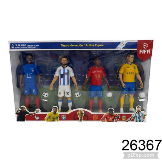 Imagen de JUGADORES FIFA 2026 MUÑECOS 22CM X4 5.26